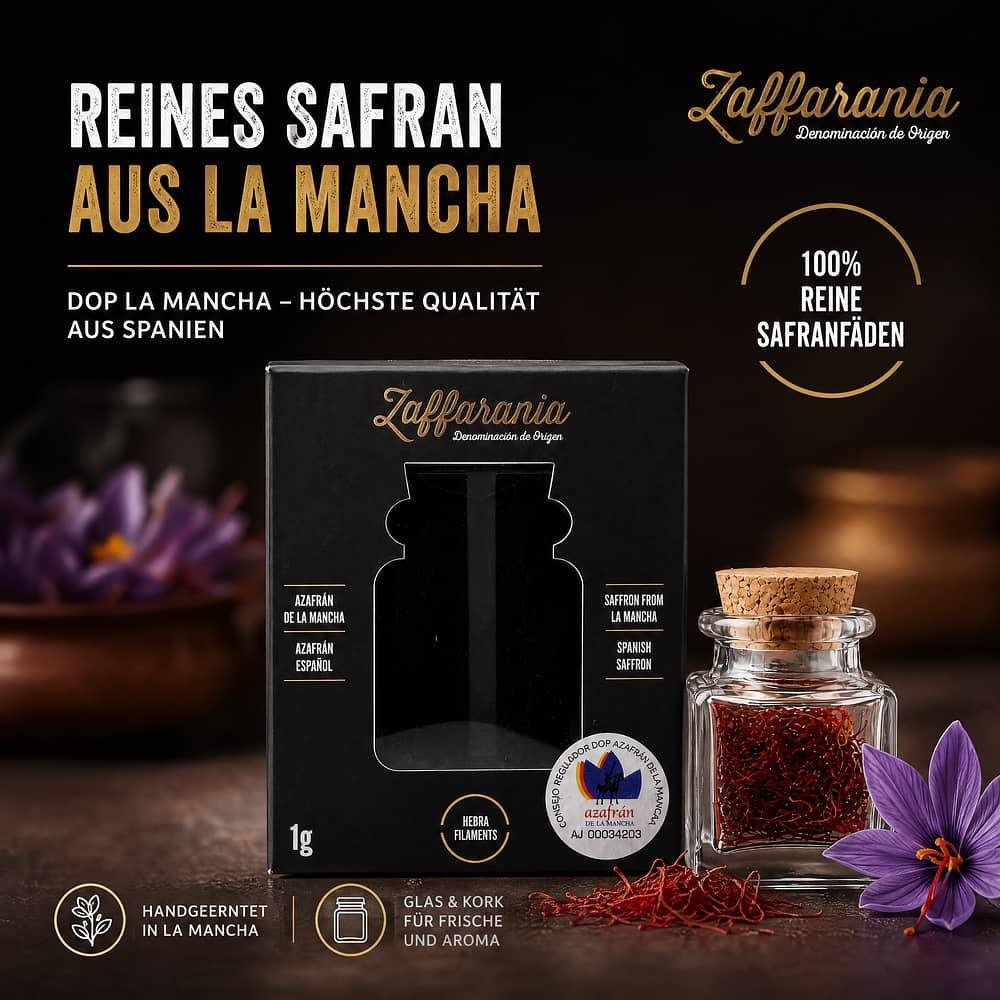 La Mancha Safranfäden D.O.P. 1 Gramm Produktbild