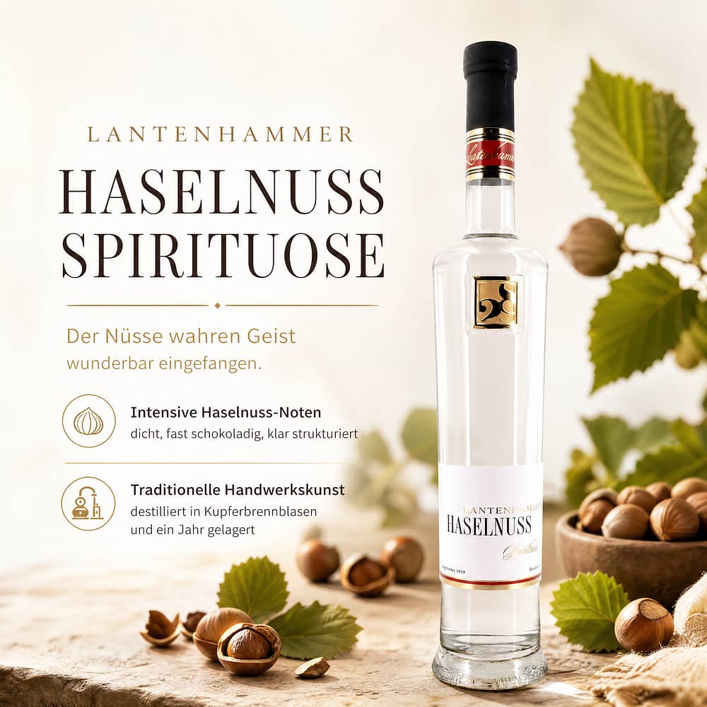 Lantenhammer Haselnussspirituose 0,50 Liter/ 42.0% vol Produktbild