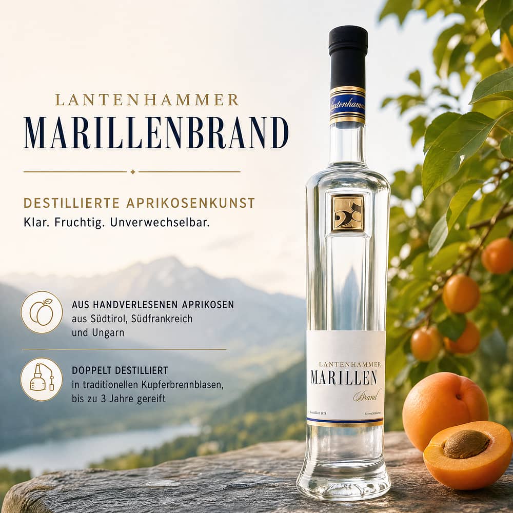 Lantenhammer Marillenbrand 0,50 Liter/ 42.0% vol Produktbild