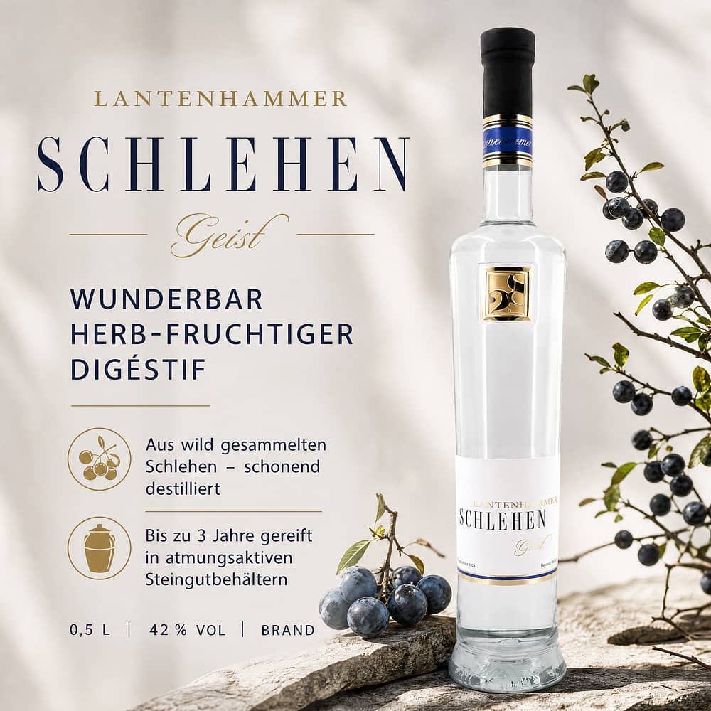 Lantenhammer Schlehengeist 0,50 Liter/ 42.0% vol Produktbild