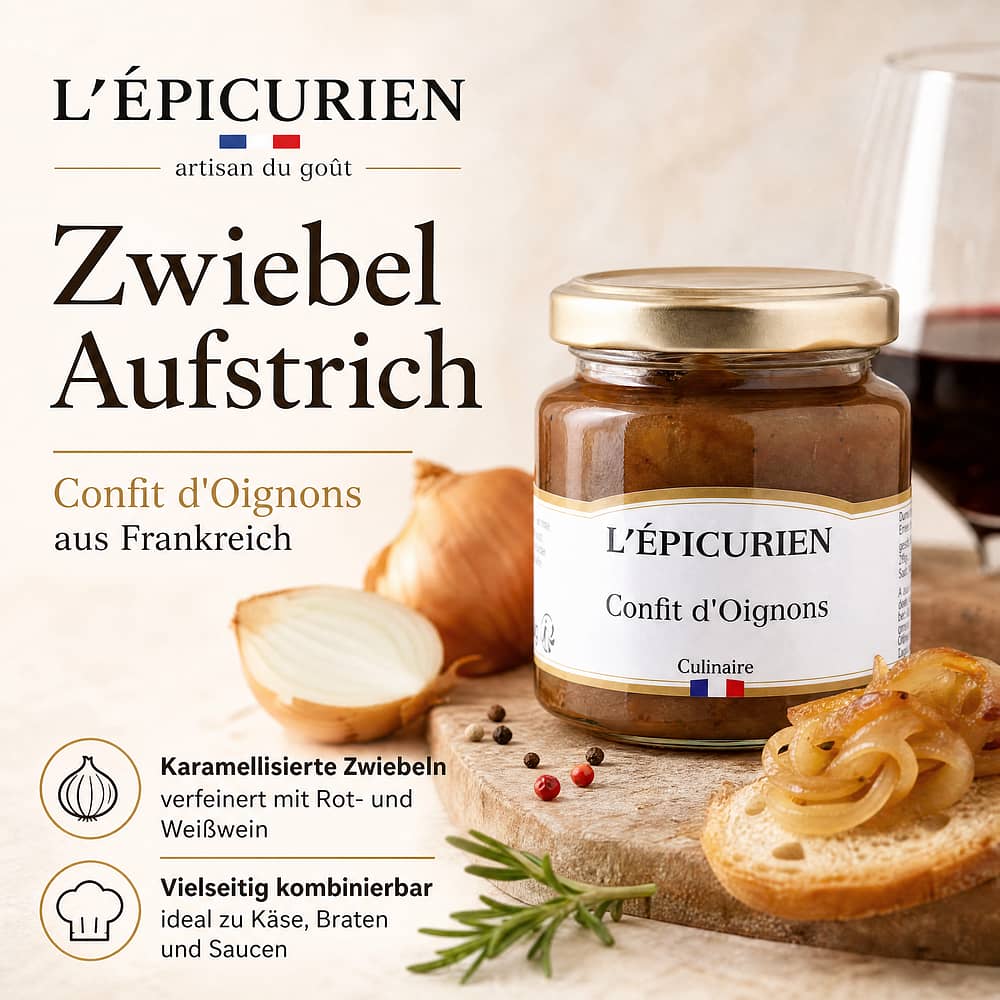 L’Epicurien Zwiebel Aufstrich 110 Gramm Produktbild