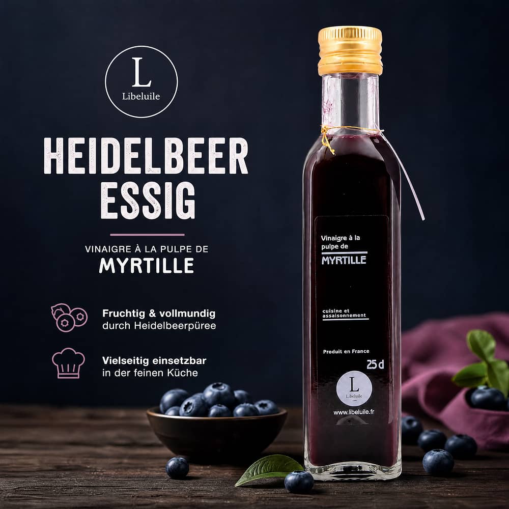 Libeluile Heidelbeeressig 0,250 Liter Produktbild