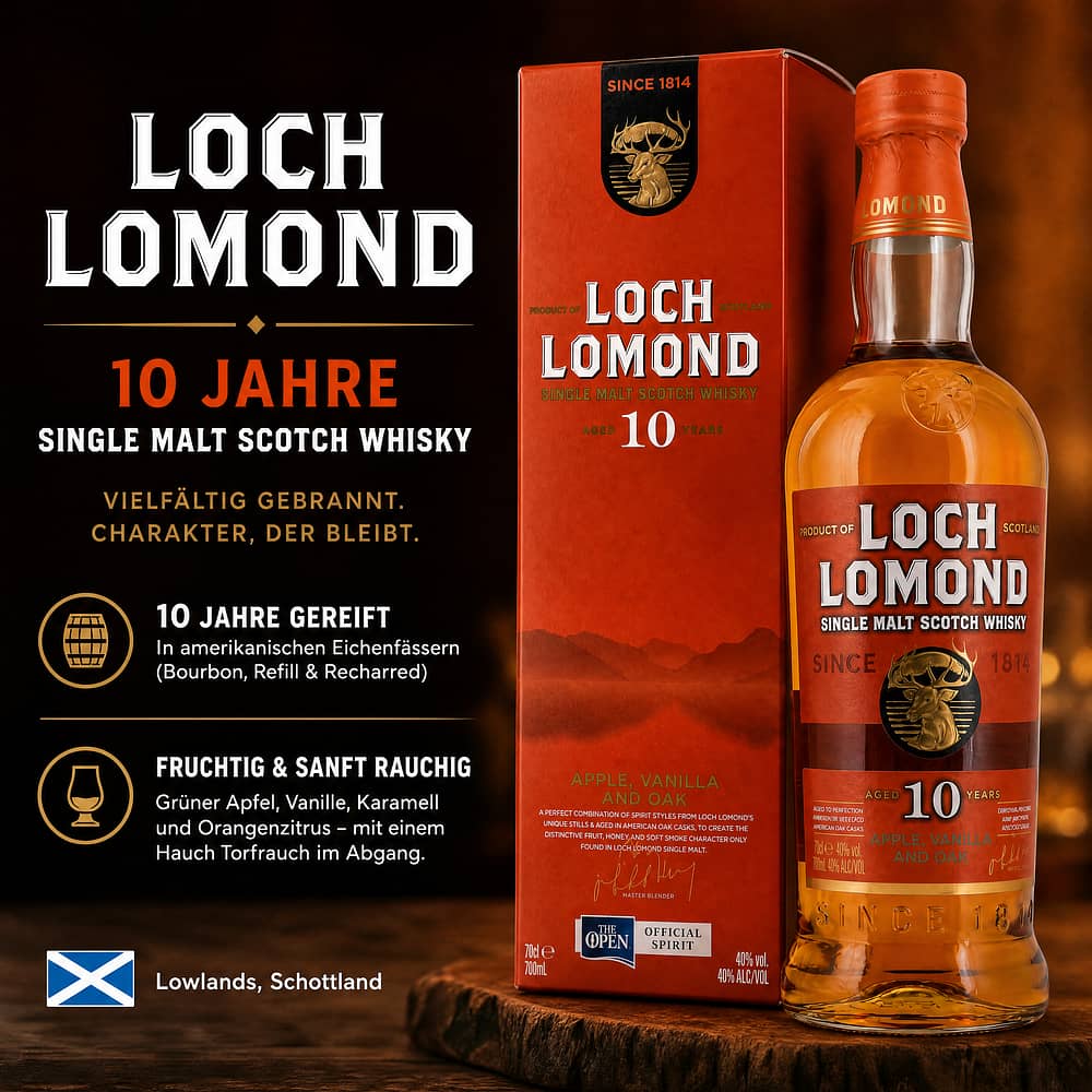 Loch Lomond 10 Jahre 0,70 Liter/ 40.0% vol Produktbild
