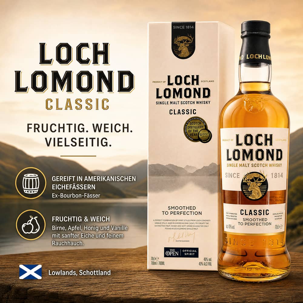 Loch Lomond Classic 0,70 Liter/ 40.0% vol Produktbild