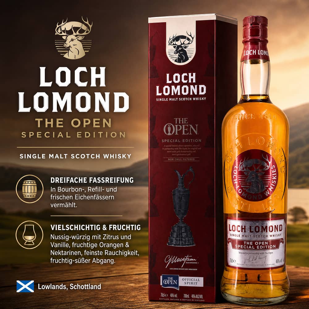Loch Lomond The Open Special Edition 0,70 Liter/ 46.0% vol Produktbild