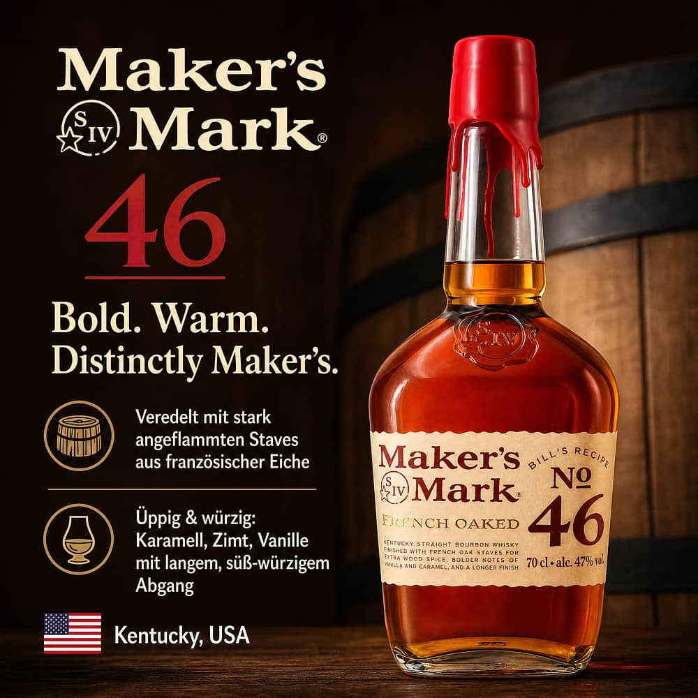 Maker's Mark 46 0,70 Liter/ 47.0% vol Produktbild