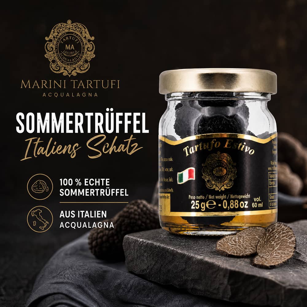 Marini Schwarze Sommertrüffel 25 Gramm Produktbild