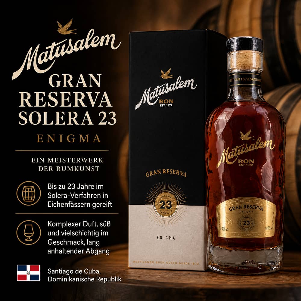Matusalem Gran Reserva Solera 23 Enigma 0,70 Liter/ 40.0% vol Produktbild
