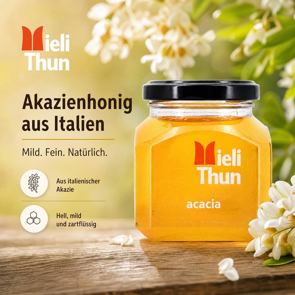 Mieli Thun Acacia Akazienhonig 250 Gramm Produktbild