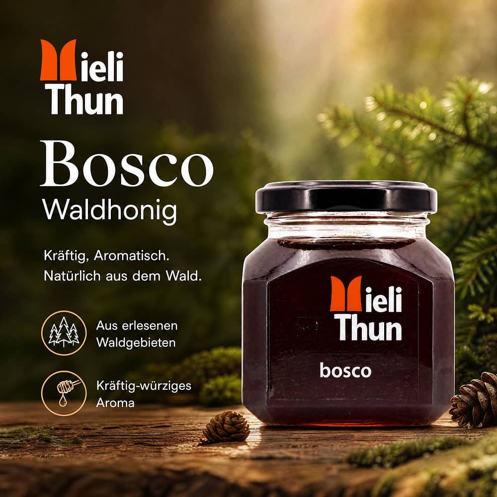 Mieli Thun Bosco Waldhonig 250 Gramm Produktbild