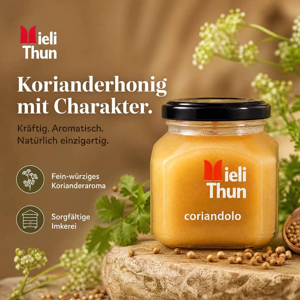 Mieli Thun Coriandolo Korianderhonig 250 Gramm Produktbild