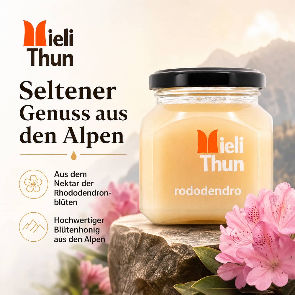 Mieli Thun Rododendro 250 Gramm Produktbild