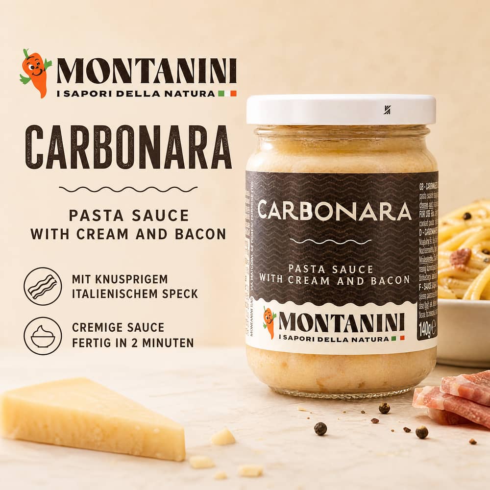 Montanini Carbonara 140 Gramm Produktbild