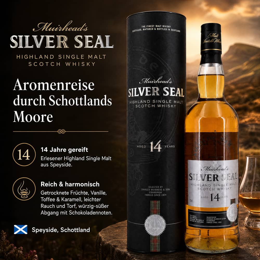 Muirheads 14 Jahre Silver Seal 0,70 Liter/ 40.0% vol Produktbild