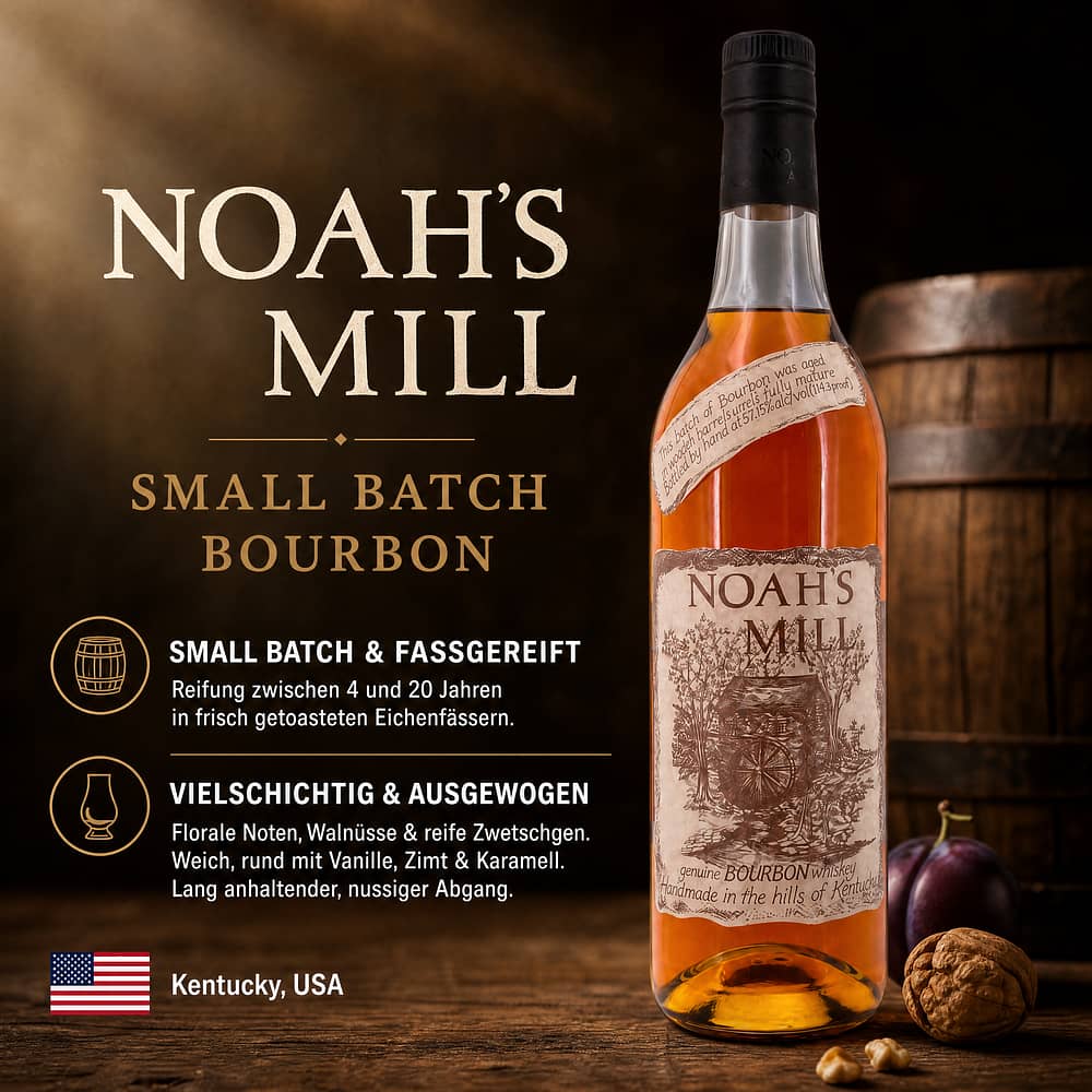 Noah's Mill Bourbon 0,70 Liter/ 57.2% vol Produktbild