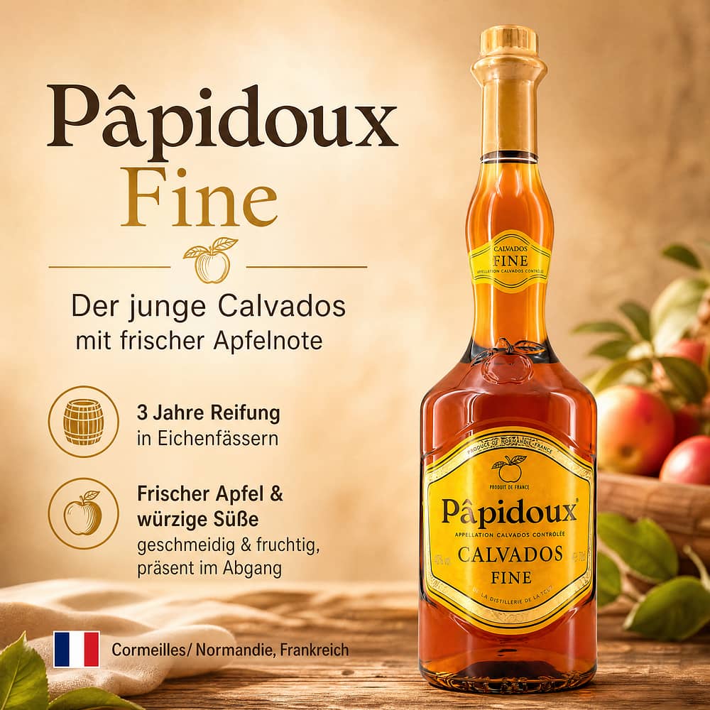 Papidoux Fine 0,70 Liter/ 40.0% vol Produktbild