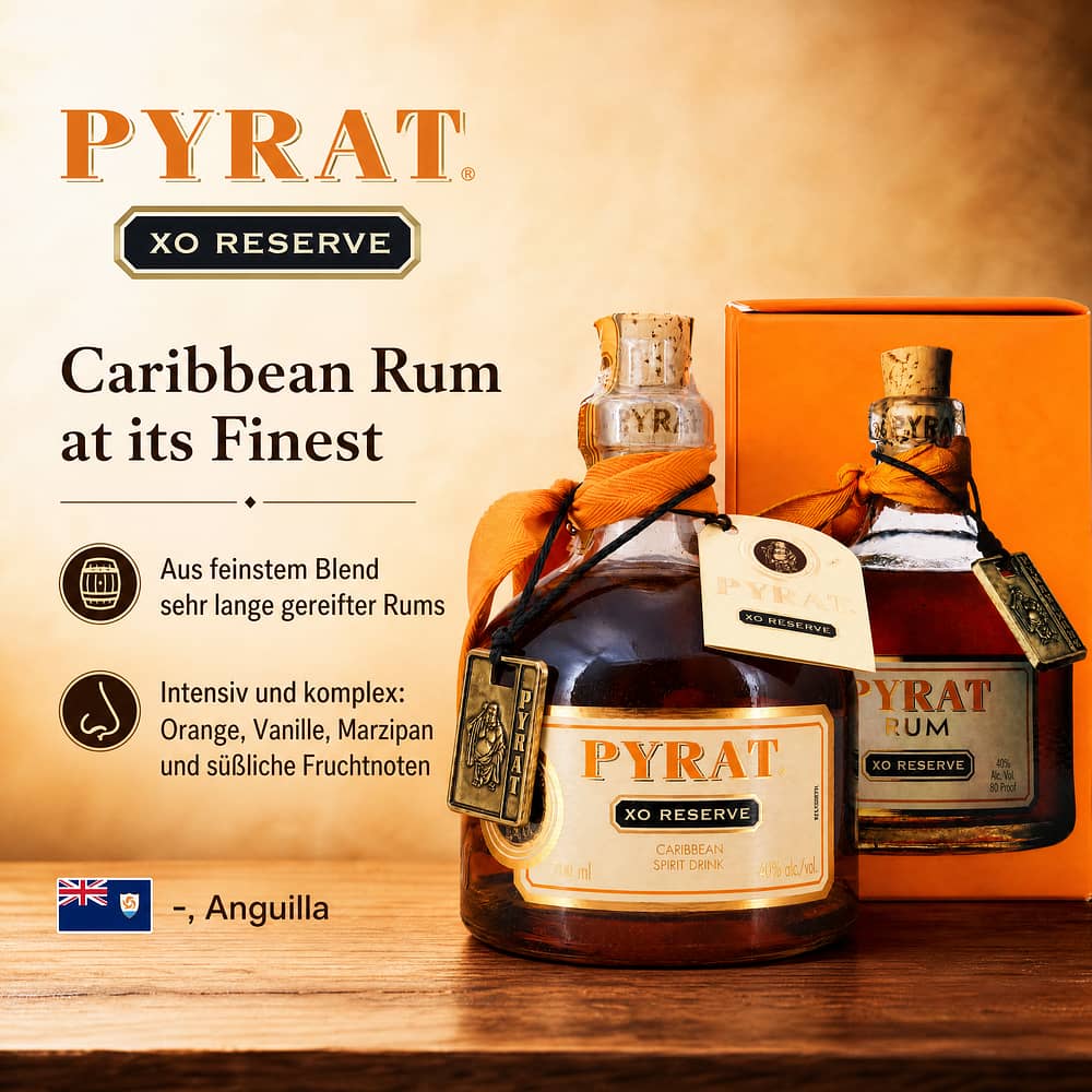 Pyrat XO Reserve 0,70 Liter/ 40.0% vol Produktbild