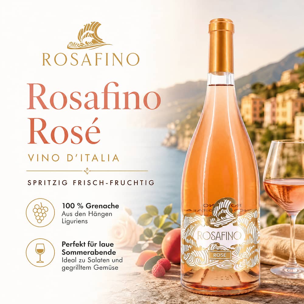 Rosafino Rosé Vino d'Italia 0,750 Liter/ 12.0% vol Produktbild