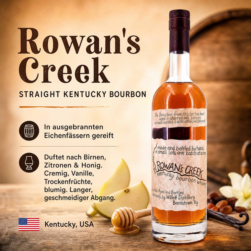 Rowan's Creek Straight Kentucky Bourbon 0,70 Liter/ 50.1% vol Produktbild