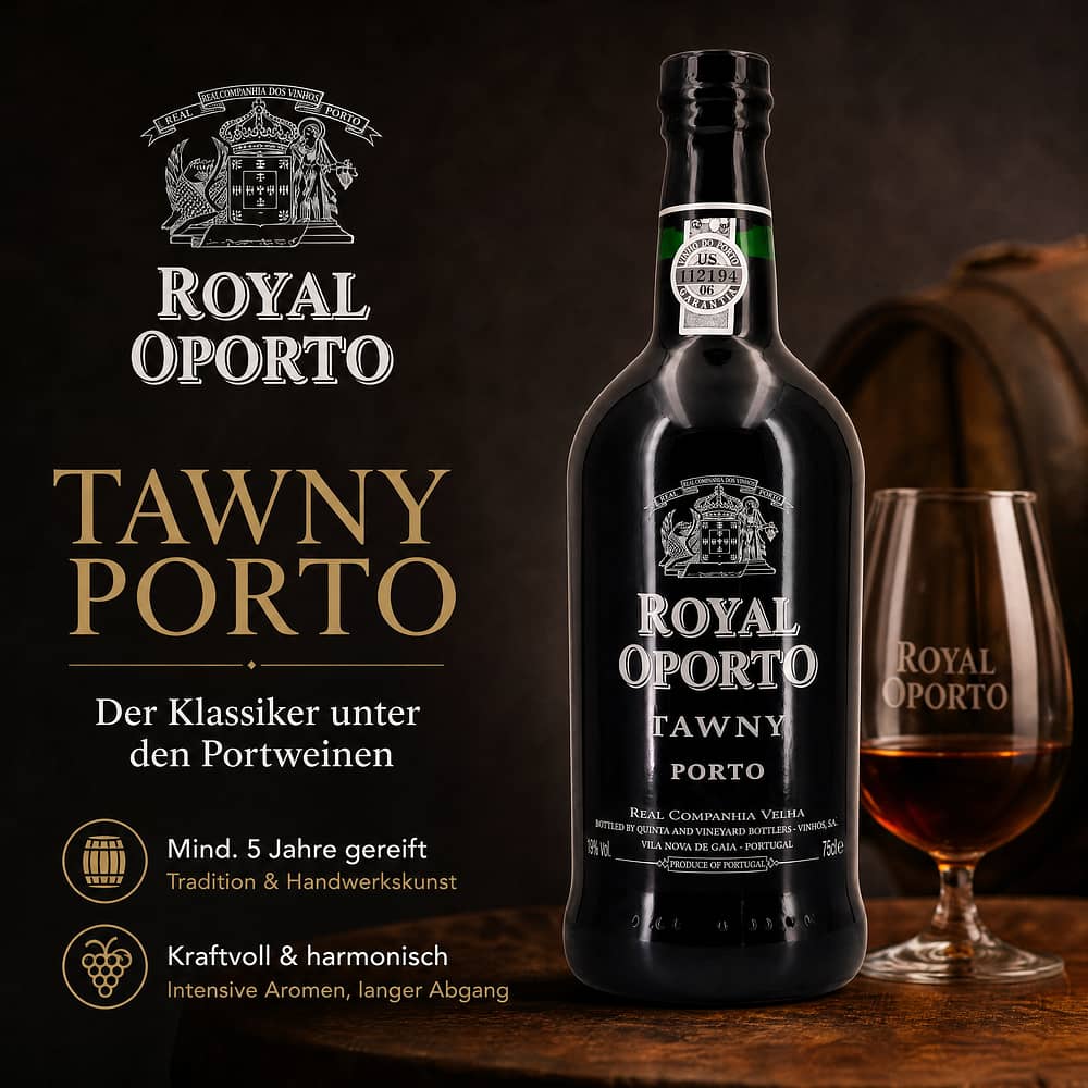 Royal Oporto Tawny Porto 0,750 Liter/ 19.0% vol Produktbild