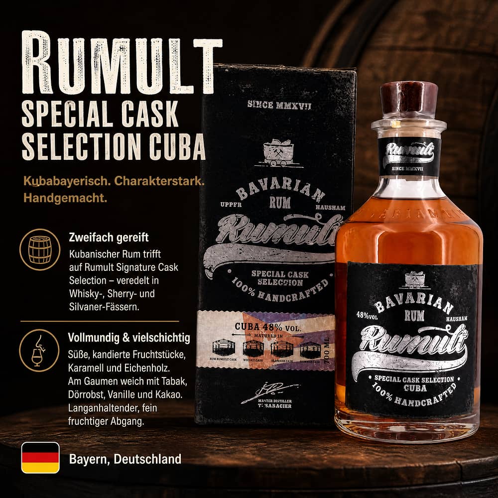 RUMULT Special Cask Selection CUBA 0,70 Liter/ 48.0% vol Produktbild