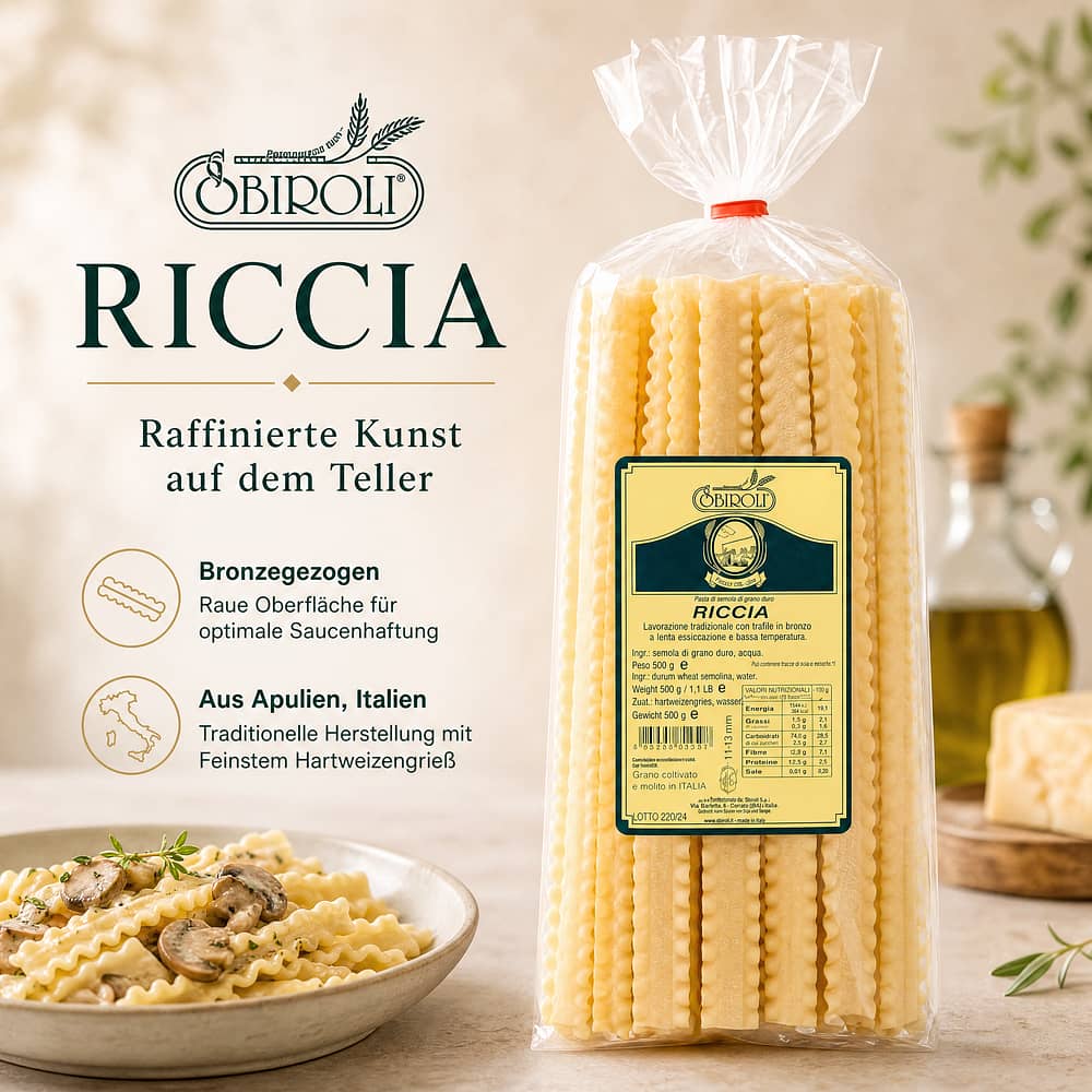 Sbiroli Riccia 500 Gramm Produktbild