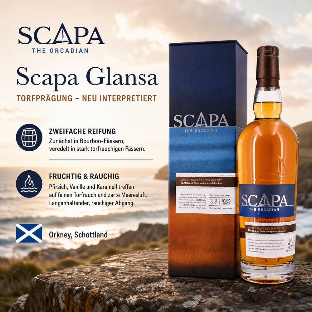 Scapa Glansa 0,70 Liter/ 40.0% vol Produktbild