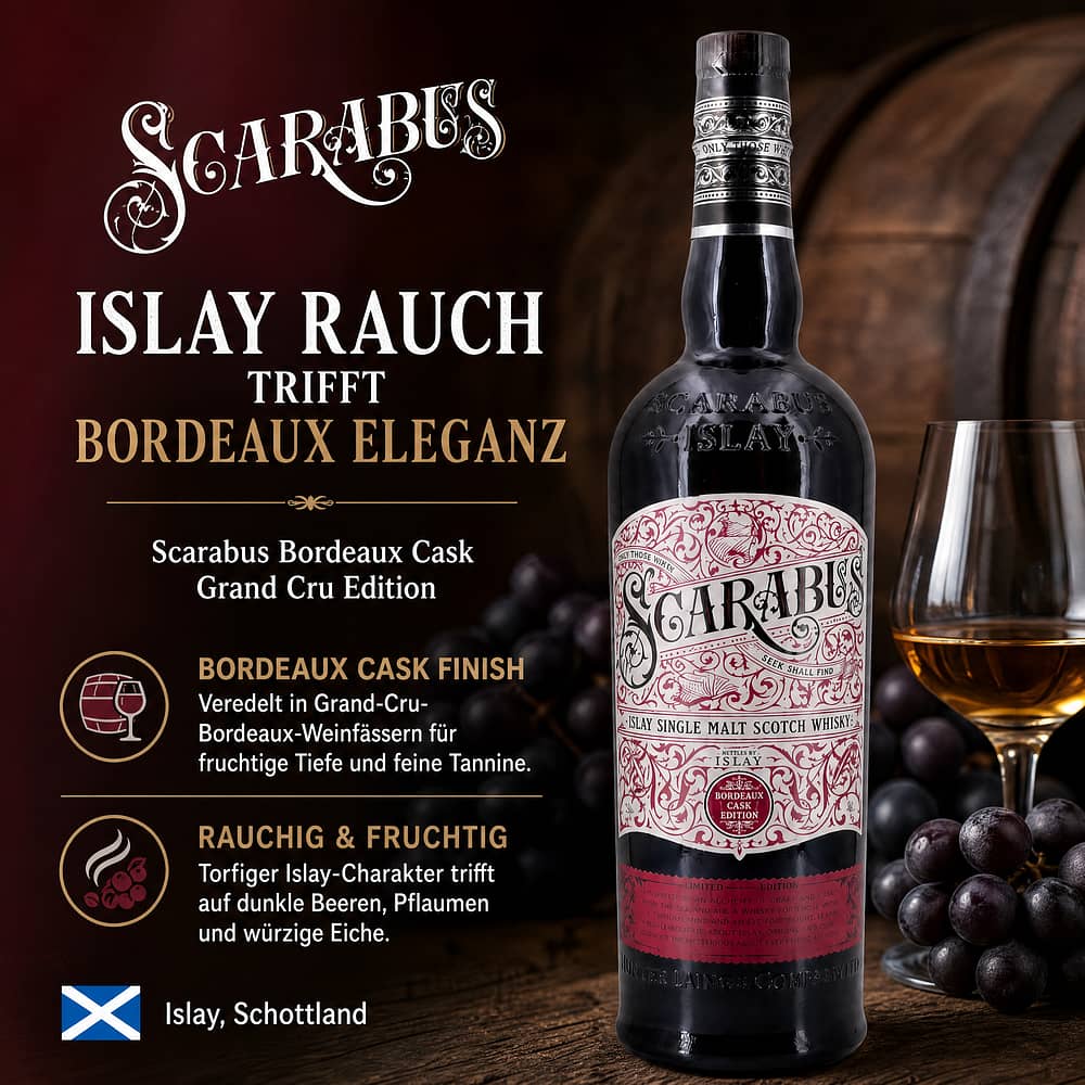 Scarabus Bordeaux Cask Grand Cru Edition 0,70 Liter/ 46.0% vol Produktbild