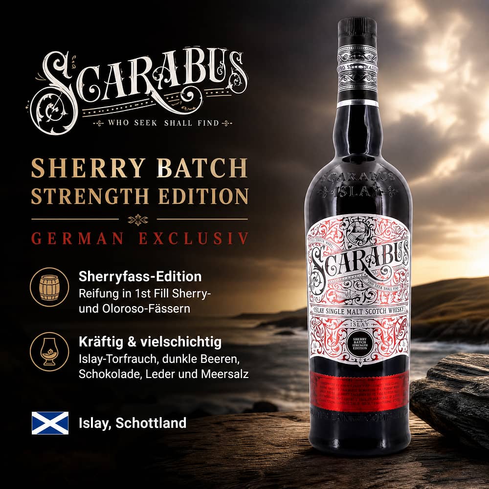 Scarabus Sherry Cask Batch Strength Edition German Exclusiv 0,70 Liter/ 57.0% vol Produktbild