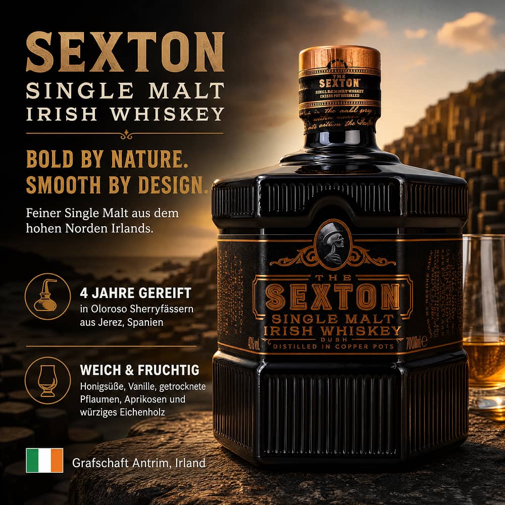 Sexton Single Malt 0,70 Liter/ 40.0% vol Produktbild