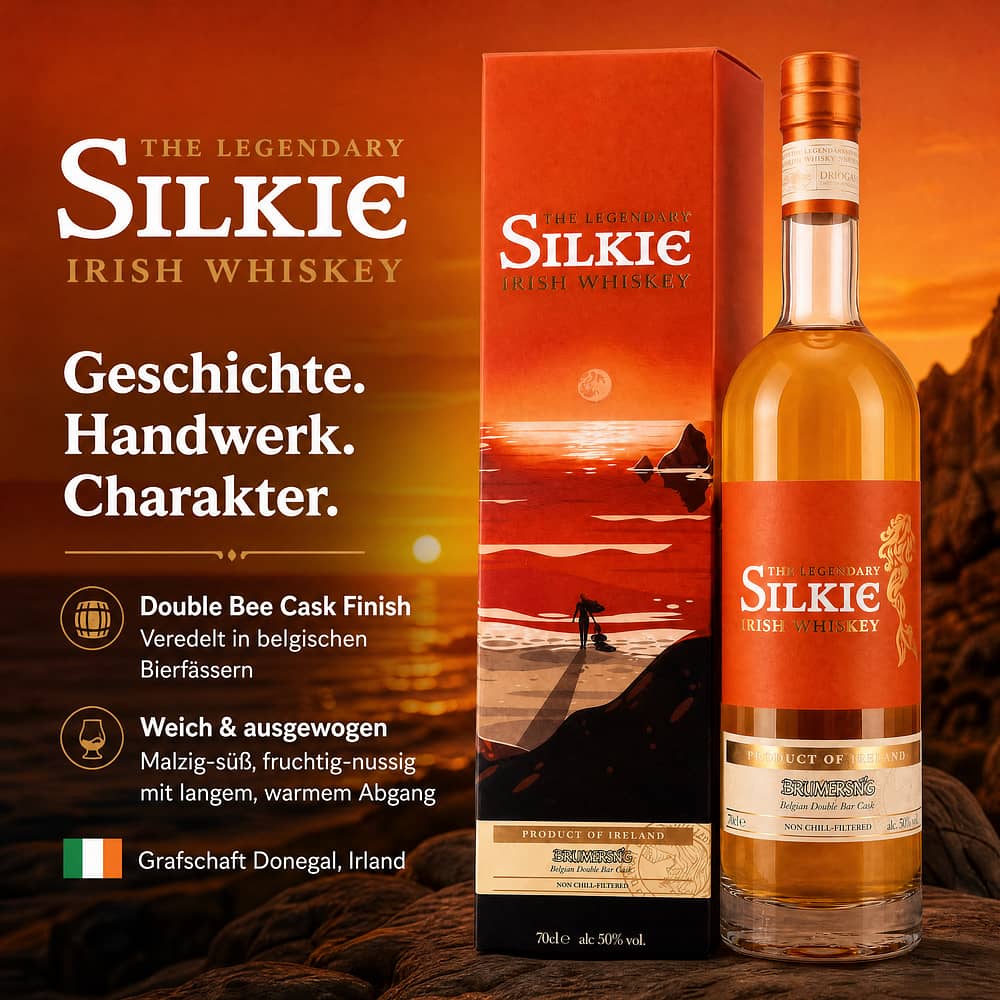 Silkie The Legendary Brouwersnös Belgis Double Bee Cask Finish 0,70 Liter/ 50.0% vol Produktbild