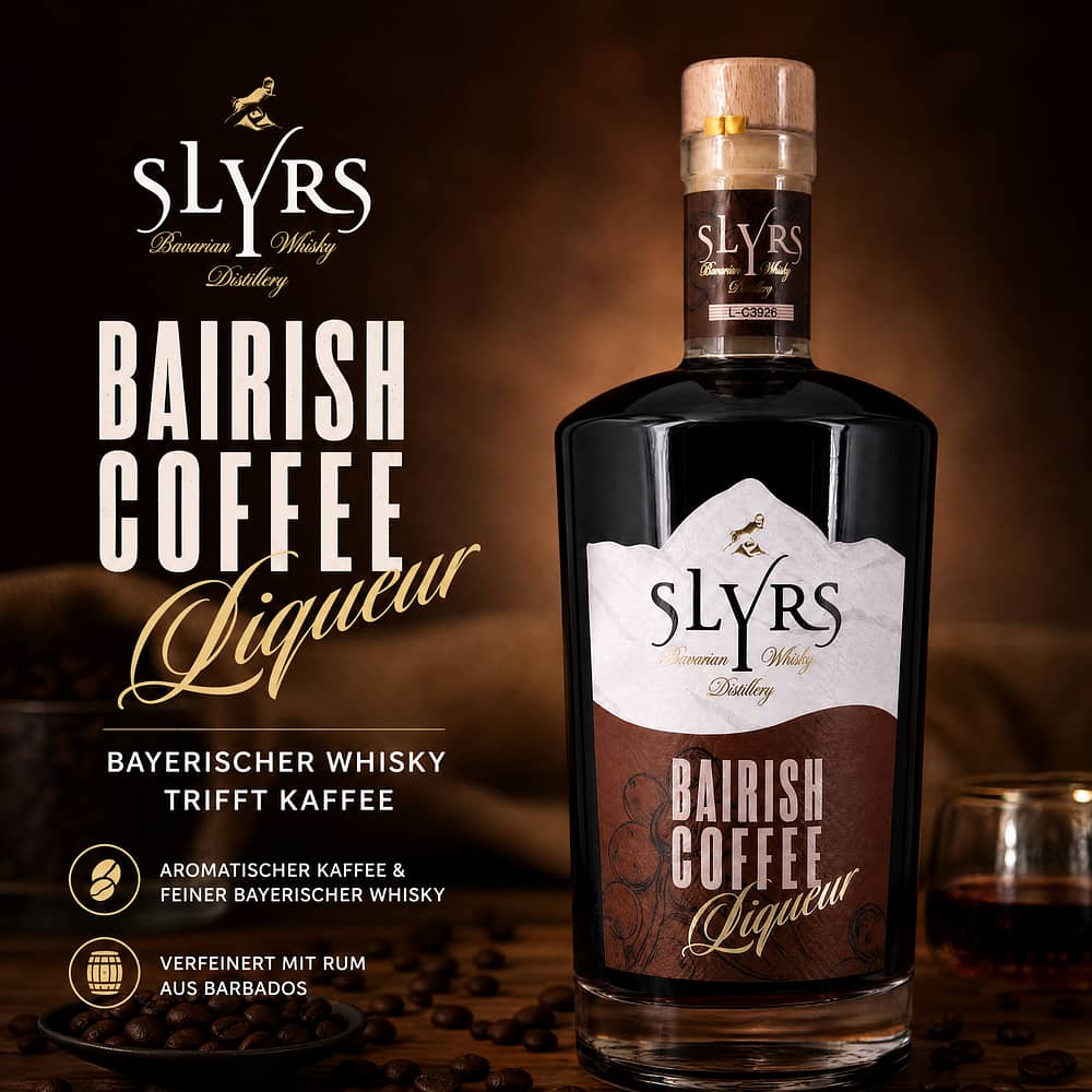 Slyrs Bairish Coffee Liqueur Bairish Coffee 0,50 Liter/ 28.0% vol Produktbild