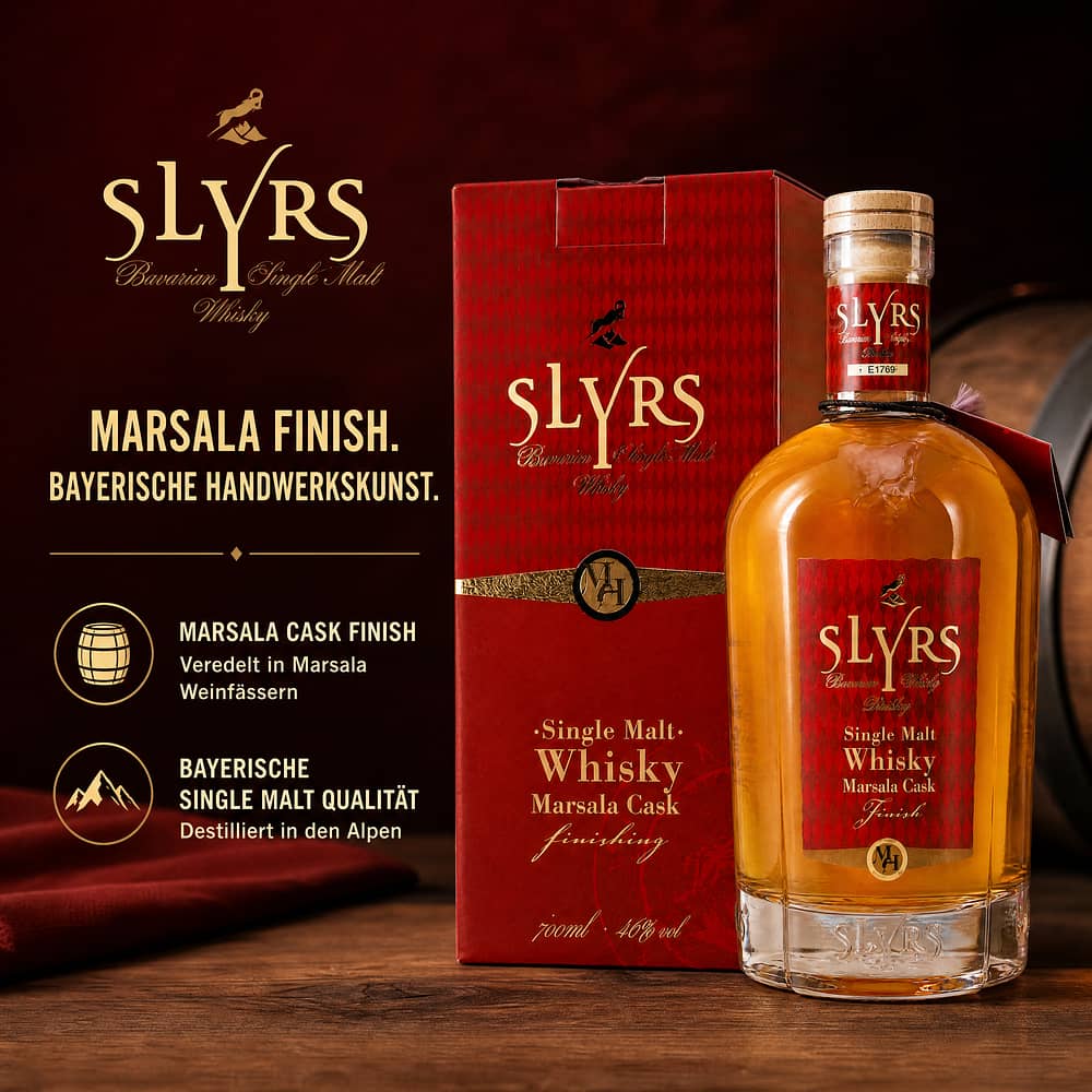 Slyrs Marsala finished 0,70 Liter/ 46.0% vol Produktbild