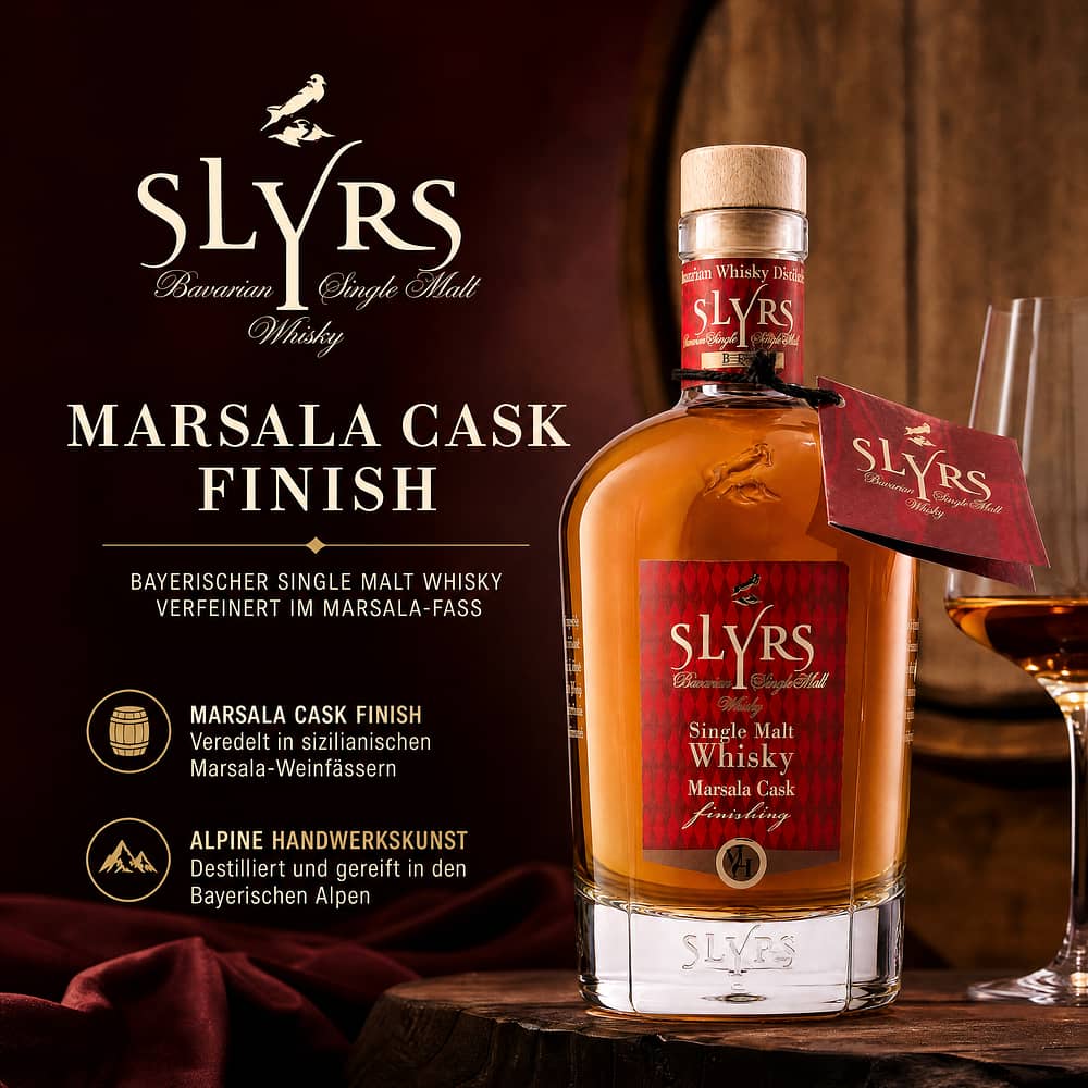 Slyrs Marsala finished 0,350 Liter/ 46.0% vol Produktbild