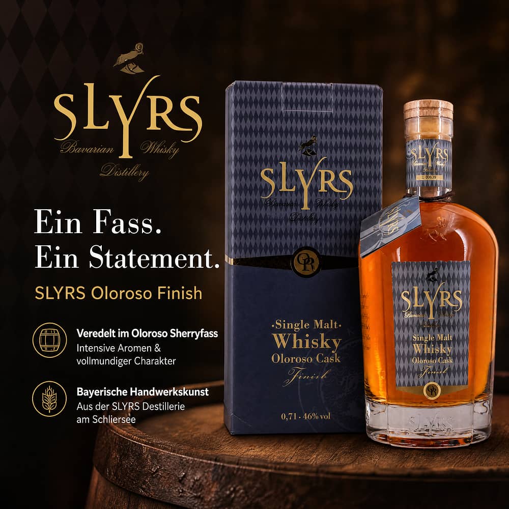 Slyrs Oloroso finish 0,70 Liter/ 46.0% vol Produktbild