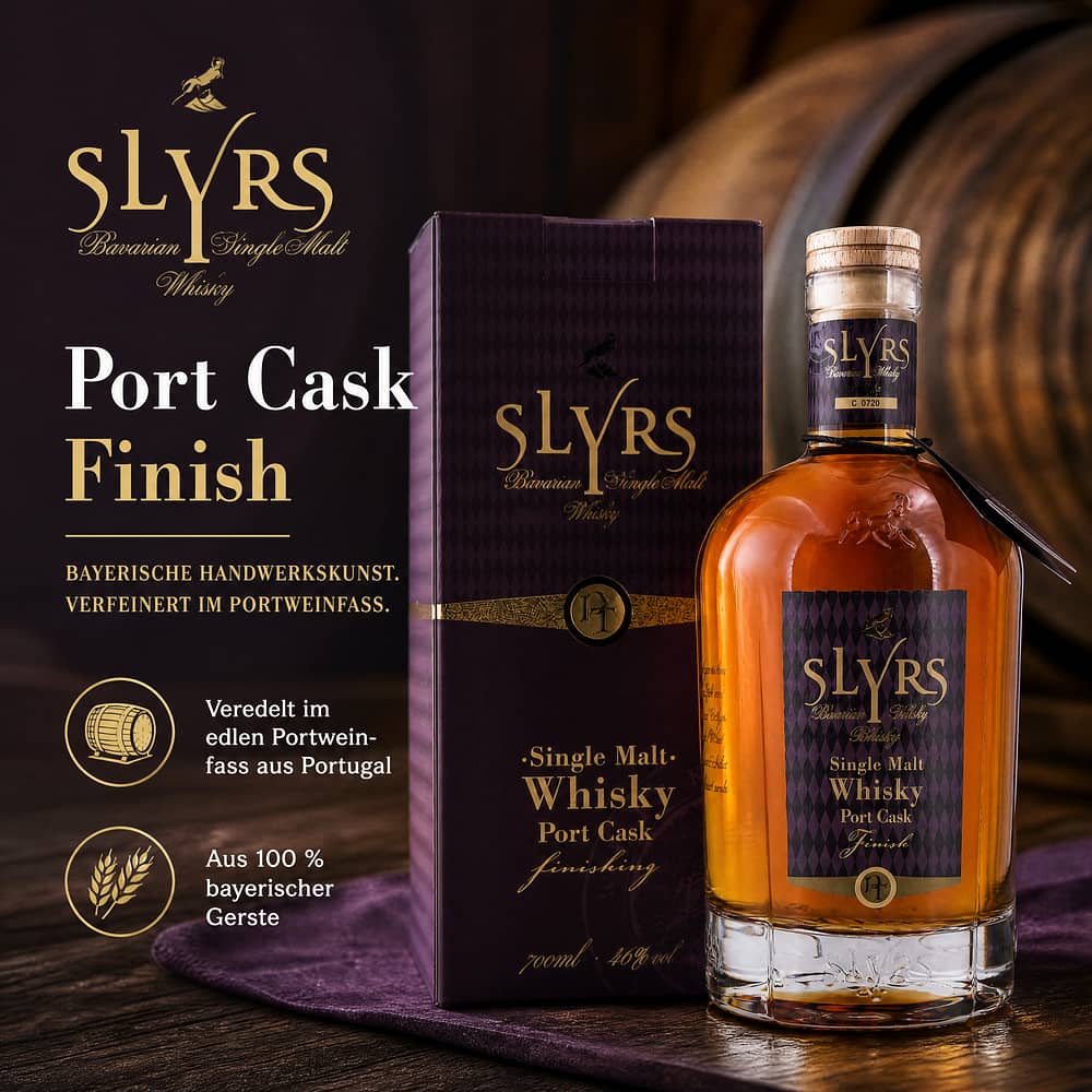 Slyrs Port Fass finish 0,70 Liter/ 46.0% vol Produktbild