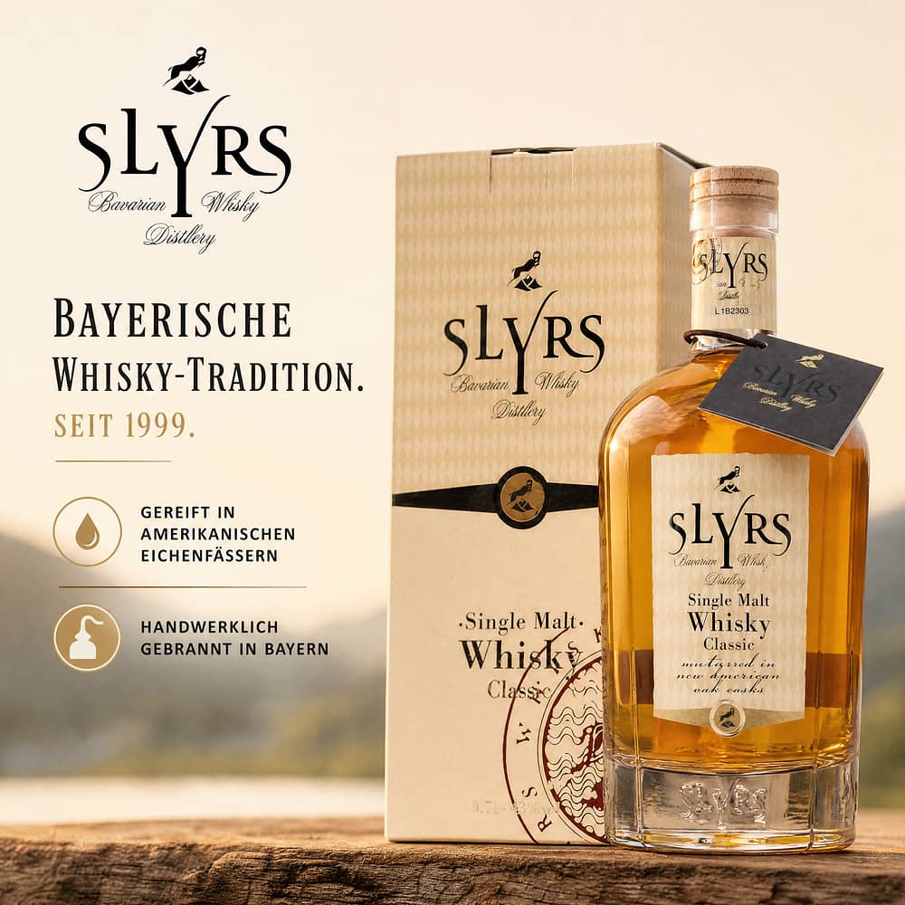Slyrs Single Malt Whisky 0,70 Liter/ 43.0% vol Produktbild