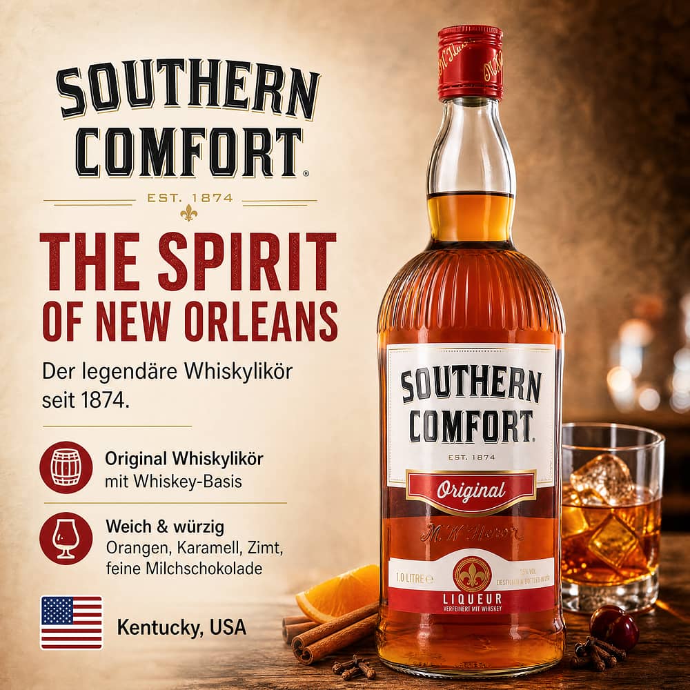 Southern Comfort Southern Comfort Original Literflasche 1 Liter/ 35.0% vol Produktbild