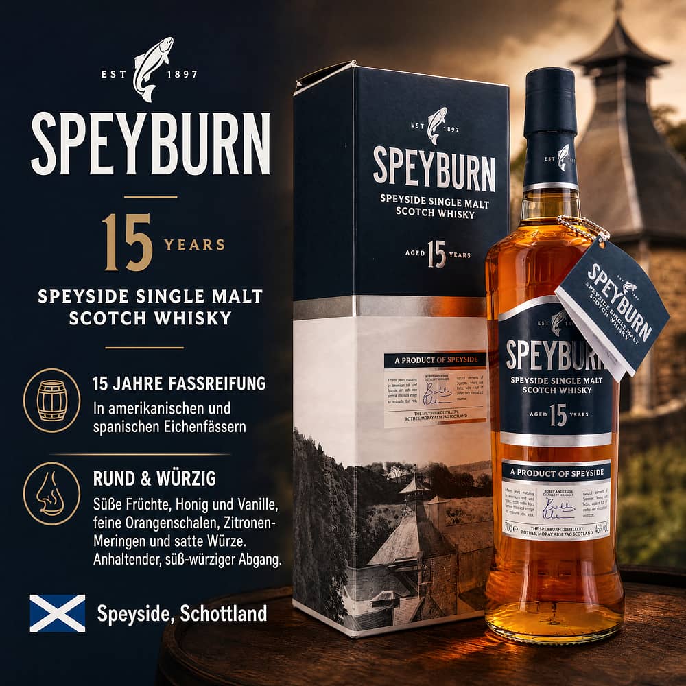 Speyburn 15 Jahre 0,70 Liter/ 46.0% vol Produktbild