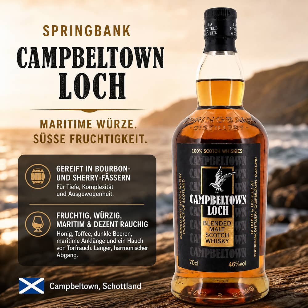 Springbank Campbeltown Loch Blended Malt 0,70 Liter/ 46.0% vol Produktbild