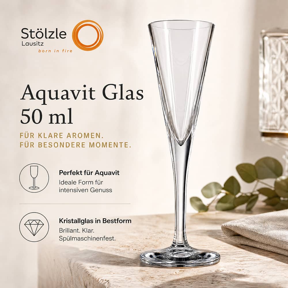 Stölzle Aquavit Glas 50 ml 1 Stück Produktbild