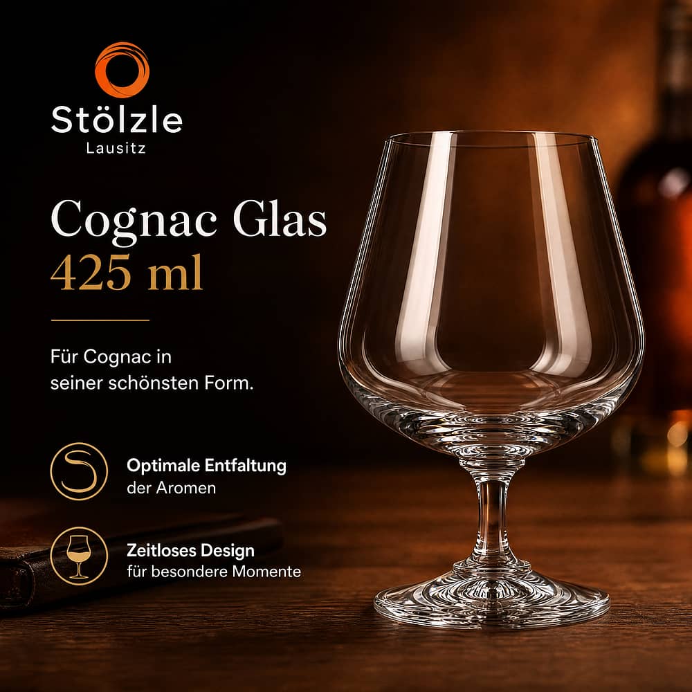 Stölzle Cognac Glas 425 ml 1 Stück Produktbild
