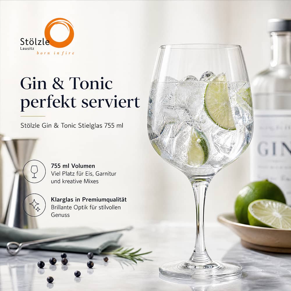Stölzle Gin Tonic Stielglas 755 ml 1 Stück Produktbild