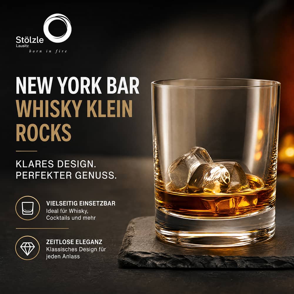 Stölzle Whisky-Glas New York Bar Whisky klein Rocks 1 Stück Produktbild