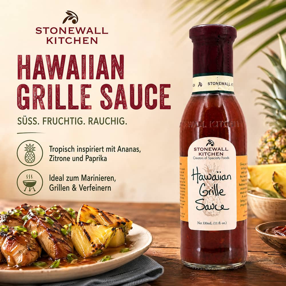 Stonewall Kitchen Hawaiian Grille Sauce 0,333 Liter Produktbild