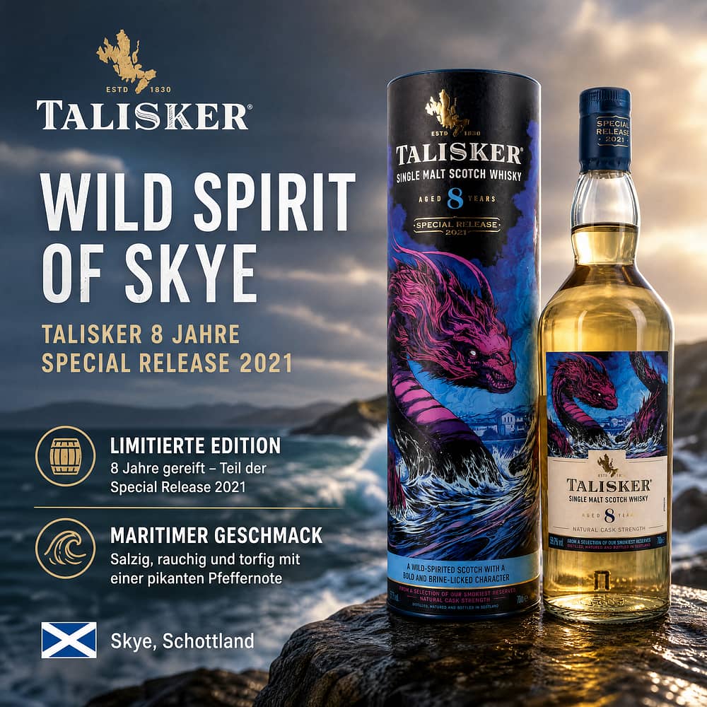 Talisker 8 Jahre Special Release 2021 0,70 Liter/ 59.7% vol Produktbild