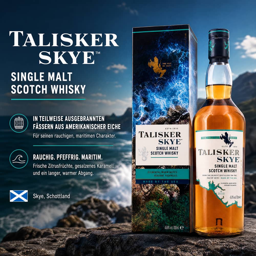 Talisker Skye 0,70 Liter/ 45.8% vol Produktbild