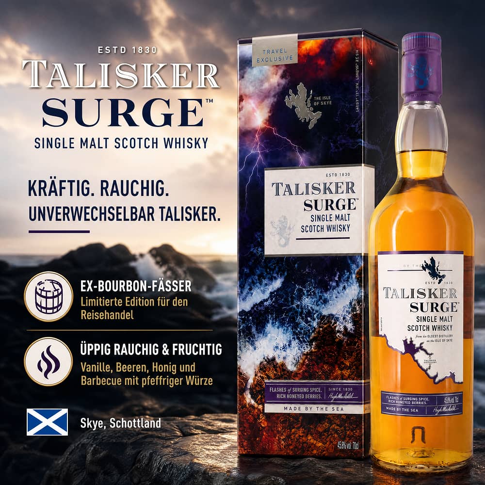 Talisker Surge 0,70 Liter/ 45.8% vol Produktbild