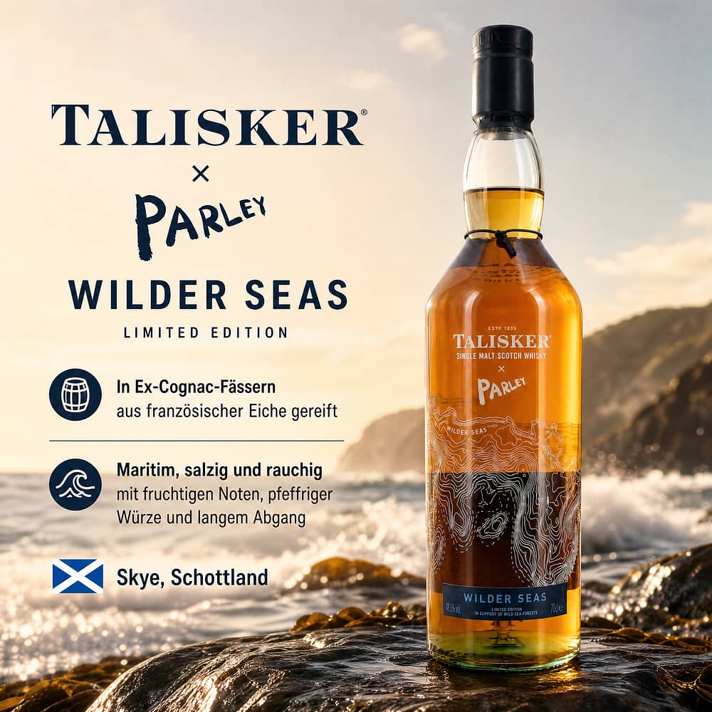 Talisker X Parley Wilder Seas 0,70 Liter/ 48.6% vol Produktbild
