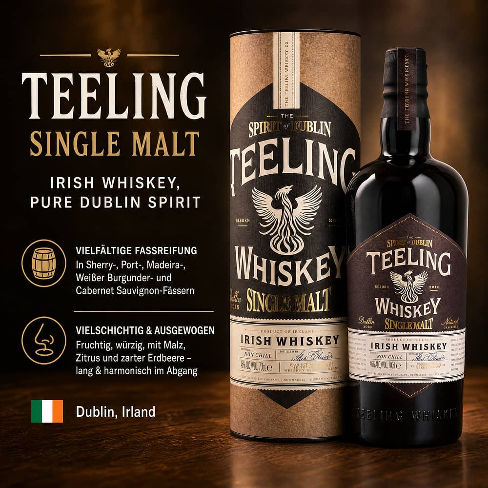 Teeling Single Malt 0,70 Liter/ 46.0% vol Produktbild